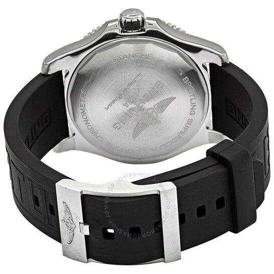 ساعة بريتلينج سوبر أوشن 44 أوتوماتيكية للرجال بمينا أسود