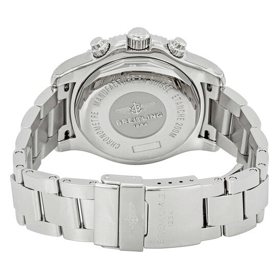 ساعة بريتلينج سوبر أوشن أوتوماتيكية للرجال بمينا أزرق A13311D1/C936SS