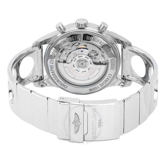 Breitling, Transocean Chronograph Automatic Chronometer Silver Dial Men's Watch