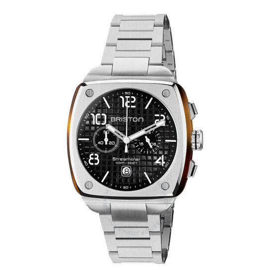 Briston, Streamliner Black Dial Men's Watch