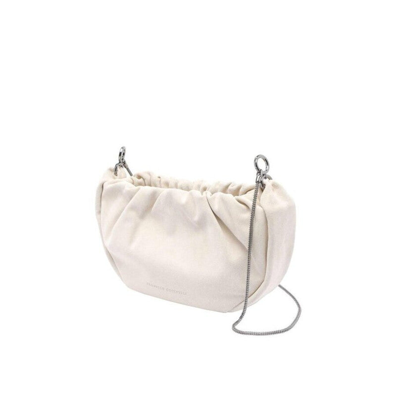 Off White Leather Shoulder Bag