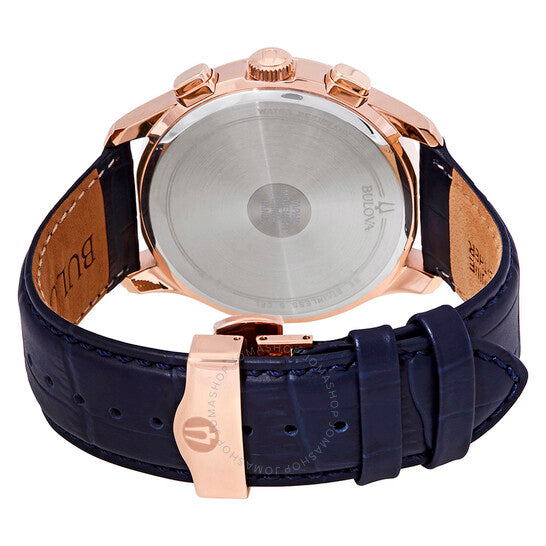 Bulova, Classic Chronograph Blue Dial Men's Watch