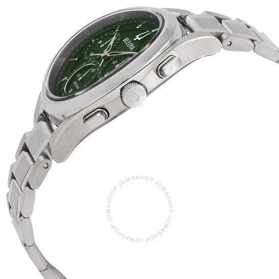 Bulova, Curv Chronograph Quartz Green Dial Men's Watch