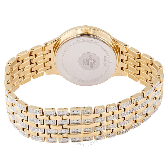 ساعة بولوفا النسائية، فانتوم كريستال بقرص مرصع