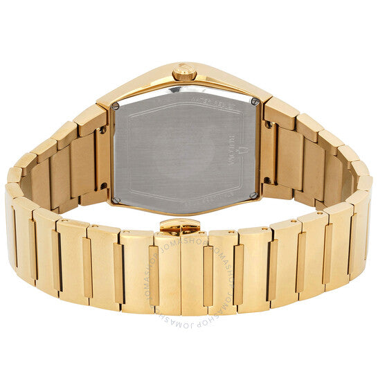 Bulova, Quartz Black Dial Gold-tone Men's Watch