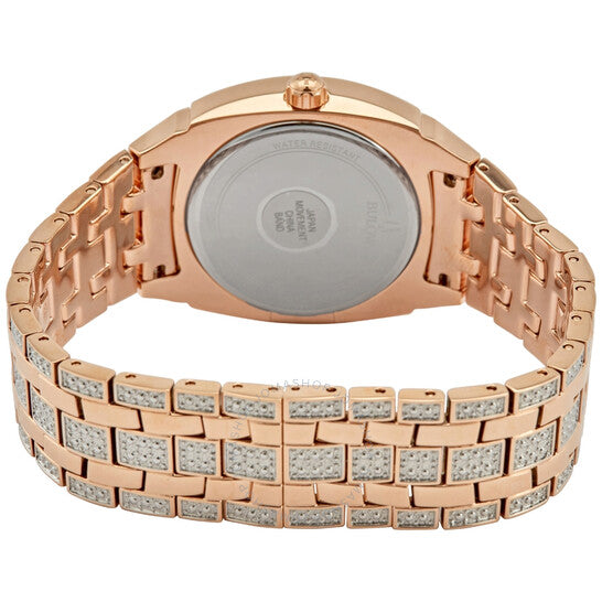 Bulova, Quartz Crystal Pave Dial Men's Watch