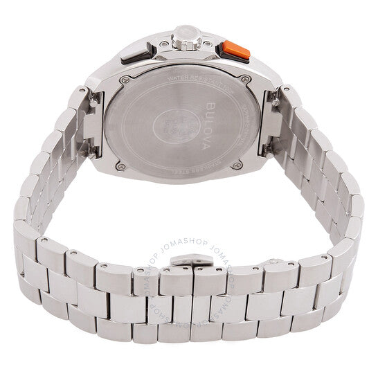 ساعة بولوفا ريسر كرونوغراف كوارتز للرجال بمينا زرقاء