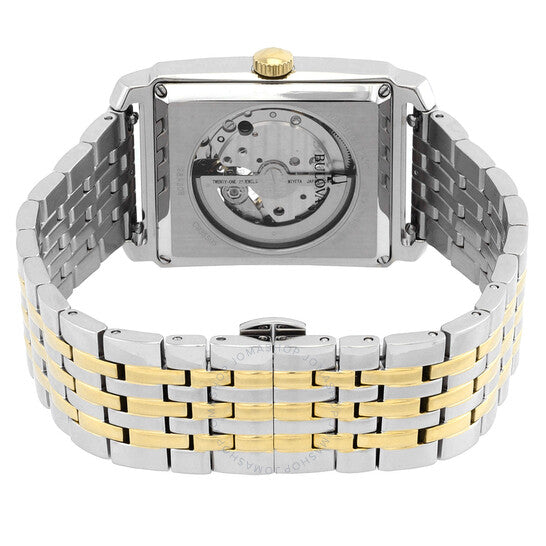 Bulova, Sutton Automatic Silver Dial Two-Tone Men's Watch