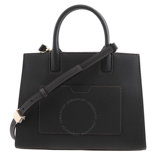 Burberry, Black Frances TB Plaque Tote Bag