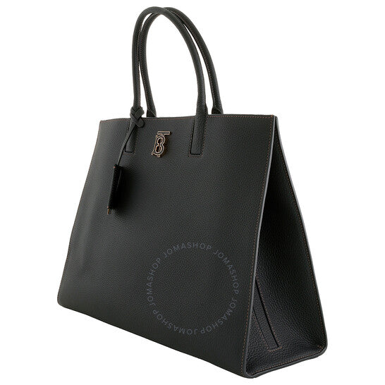 Burberry, Black Grainy Leather Medium Frances Bag
