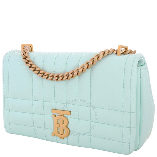 Burberry, Cool Mint Quilted Small Lola Bag