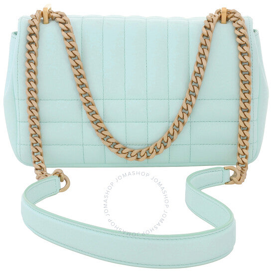 Burberry, Cool Mint Quilted Small Lola Bag
