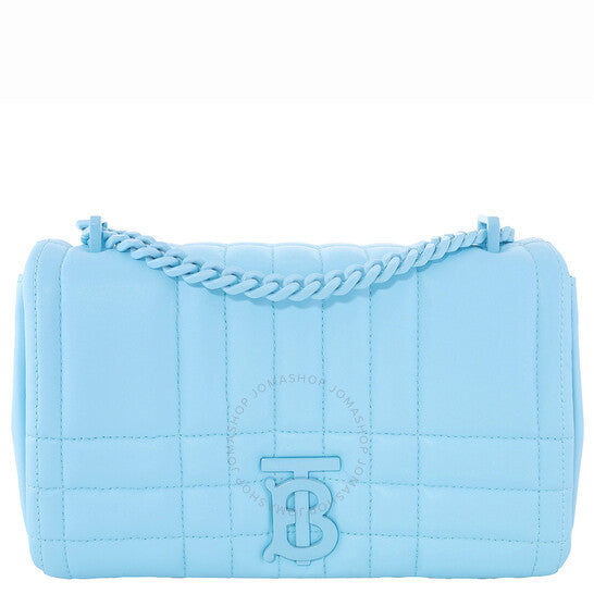 Burberry, Cool Sky Blue Quilted Small Lola Bag