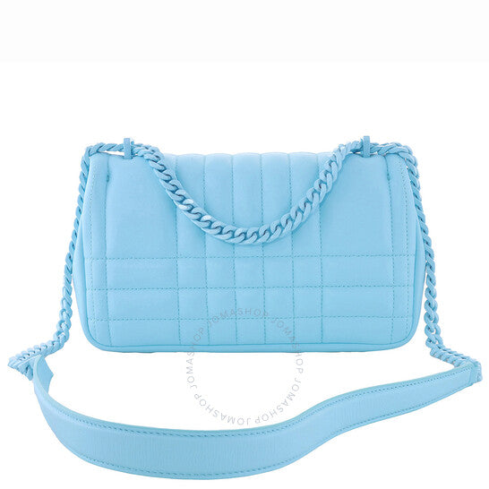 Burberry, Cool Sky Blue Quilted Small Lola Bag