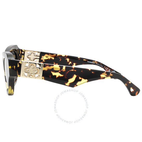 نظارات شمسية نسائية من بربري بتصميم عين القطة باللون الرمادي الداكن