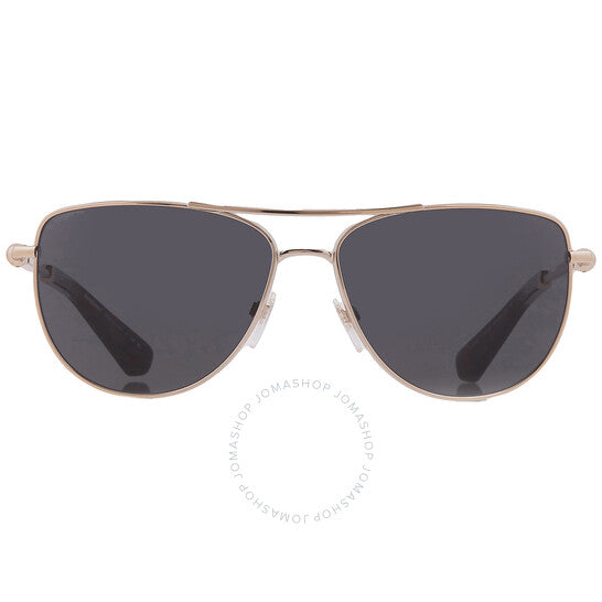 Burberry, Dark Grey Pilot Ladies Sunglasses