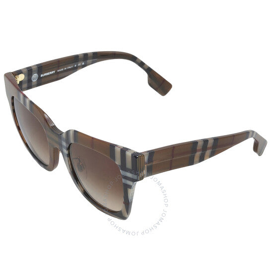 Burberry, Kitty Brown Gradient Butterfly Ladies Sunglasses
