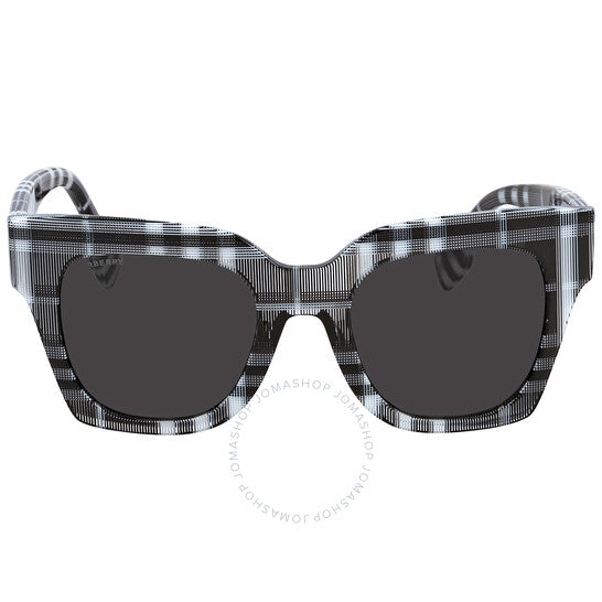 Burberry, Kitty Dark Grey Square Ladies Sunglasses