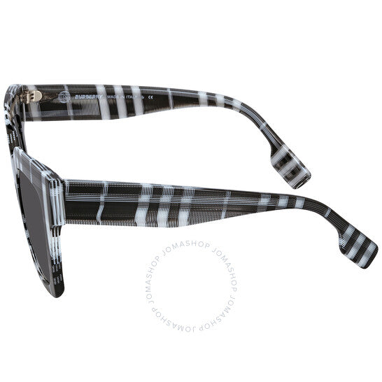 Burberry, Kitty Dark Grey Square Ladies Sunglasses