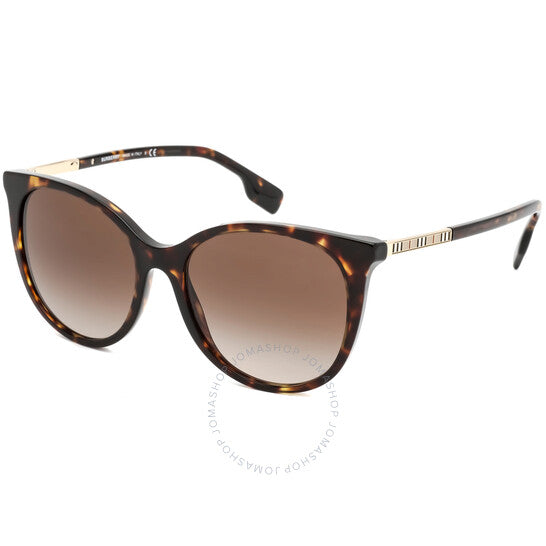 Burberry, Alice Brown Gradient Cat Eye Ladies Sunglasses