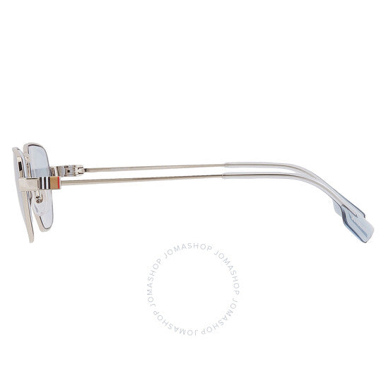 نظارات شمسية بربري للرجال، زرقاء فاتحة، غير منتظمة