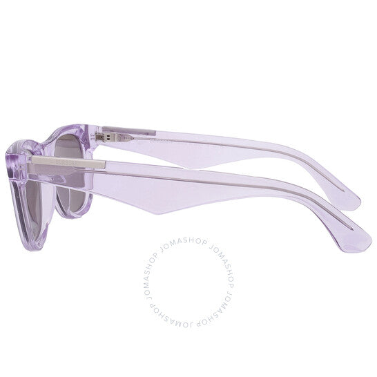 Burberry, Light Grey Mirror Silver Square Men's Sunglasses