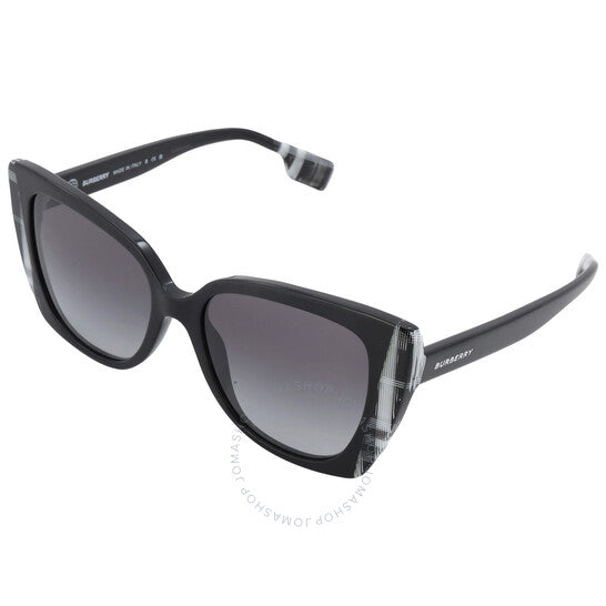 Burberry, Meryl Grey Gradient Butterfly Ladies Sunglasses