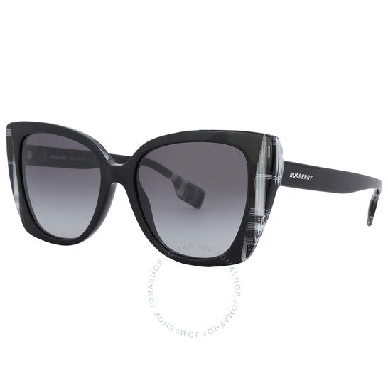 Burberry, Meryl Grey Gradient Butterfly Ladies Sunglasses