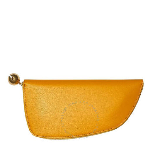 Burberry, Mimosa Orange Leather Large Shield Wallet