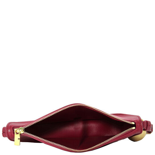 Mini Shield Sling Bell Charm Leather Shoulder Bag