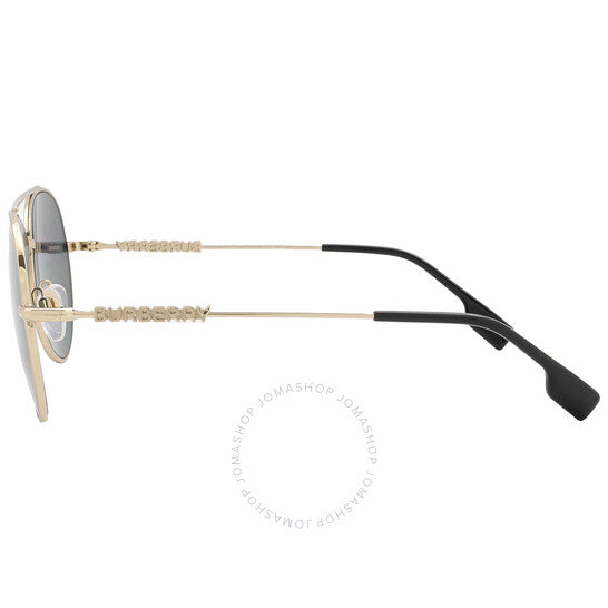 نظارات شمسية نسائية من بربري، رمادية داكنة مستقطبة، بتصميم بايلوت