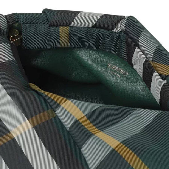 Rose Check Pattern Clutch Bag