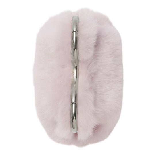 Shearling B-Shaped Clutch