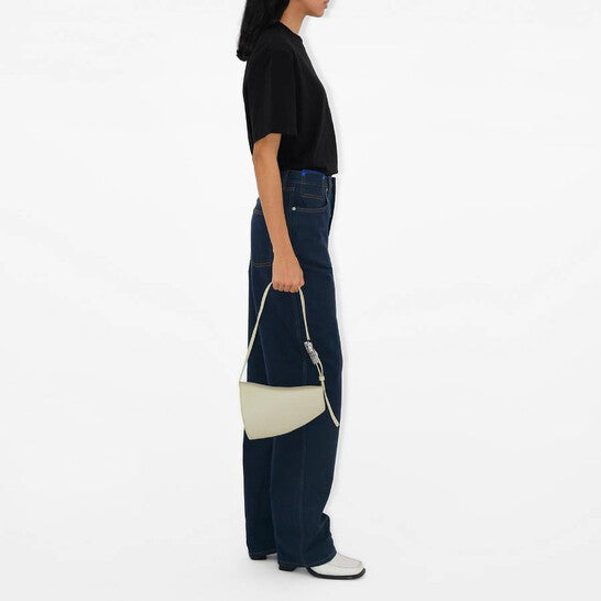 Small Horn Leather Shoulder Bag