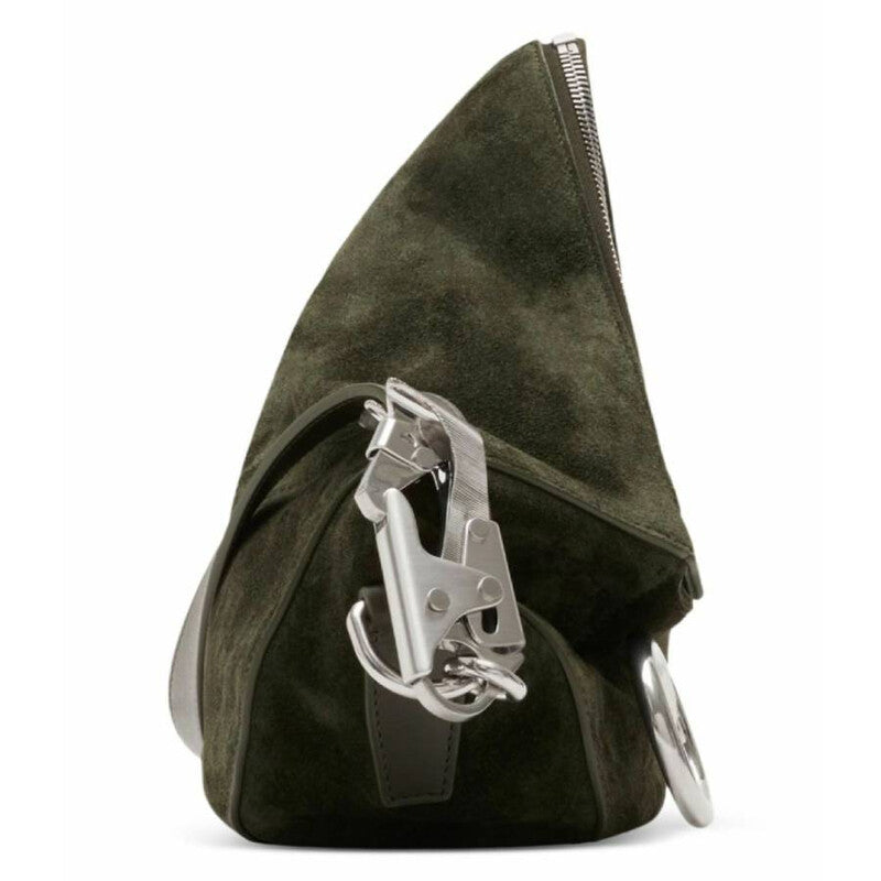 Small Knight Suede Shoulder Bag