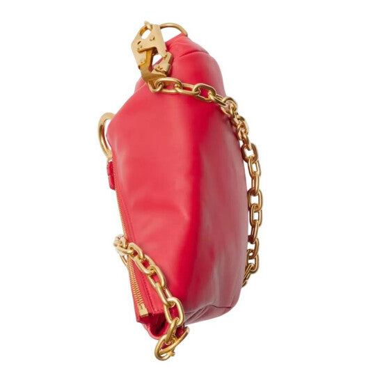 Small Puffy Nappa Knight Shoulder Bag