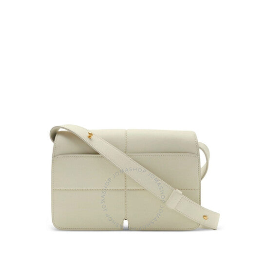 Burberry, Snip Foldover-Top Calf Leather Shoulder Bag