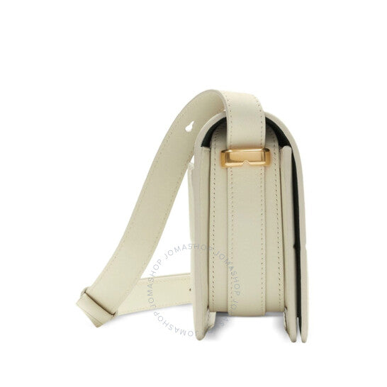 Burberry, Snip Foldover-Top Calf Leather Shoulder Bag
