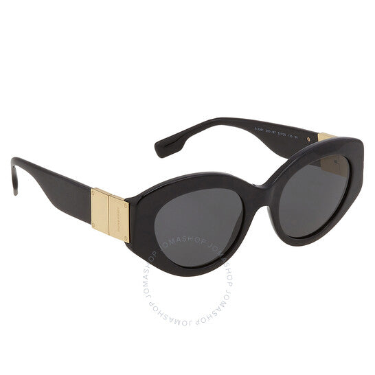 نظارات شمسية نسائية من بربري صوفيا بتصميم عين القطة باللون الرمادي الداكن