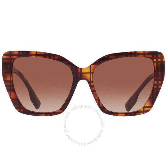 Burberry, Tamsin Brown Gradient Butterfly Ladies Sunglasses