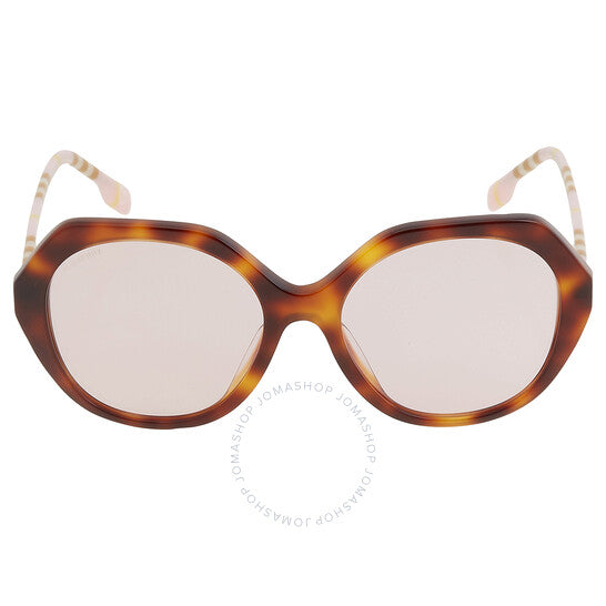 نظارات شمسية نسائية بربري فانيسا الوردية الهندسية