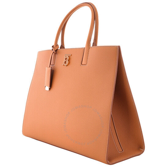 Burberry, Warm Russet Brown Grainy Leather Medium Frances Bag