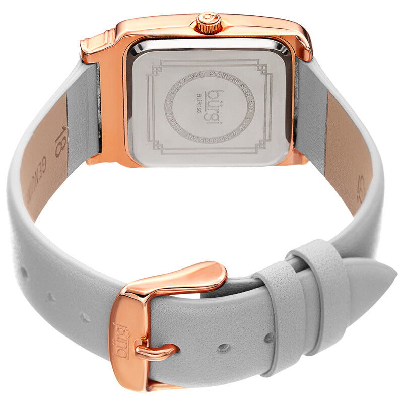 Quartz Diamond White Dial Ladies Watch