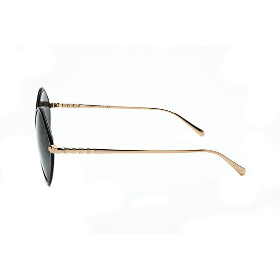 Ladies Black Irregular Sunglasses