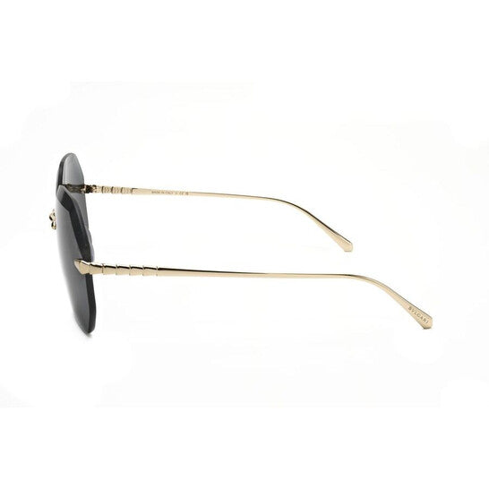 Ladies Gold Tone Geometric Sunglasses