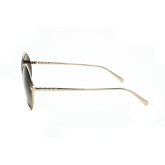 Ladies Gold Tone Irregular Sunglasses