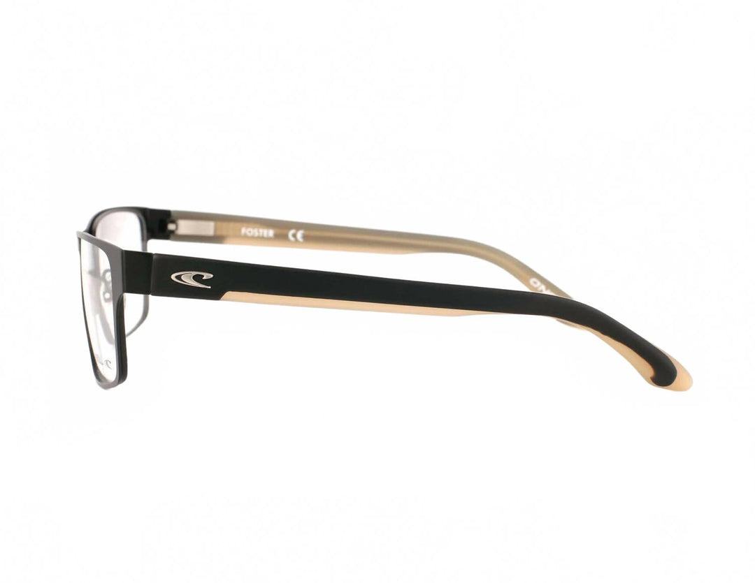 men's foster rectangle eyeglasses in black