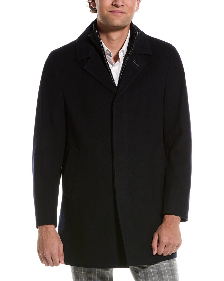 wool-blend coat