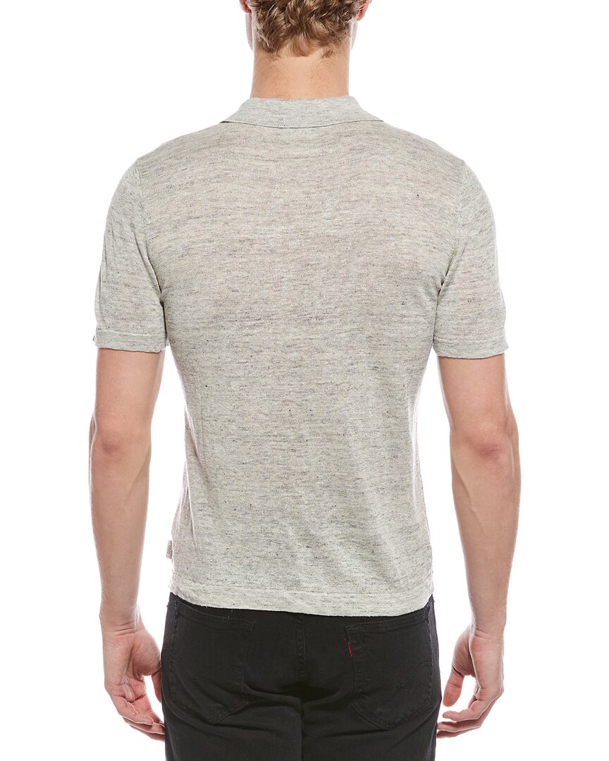linen polo sweater