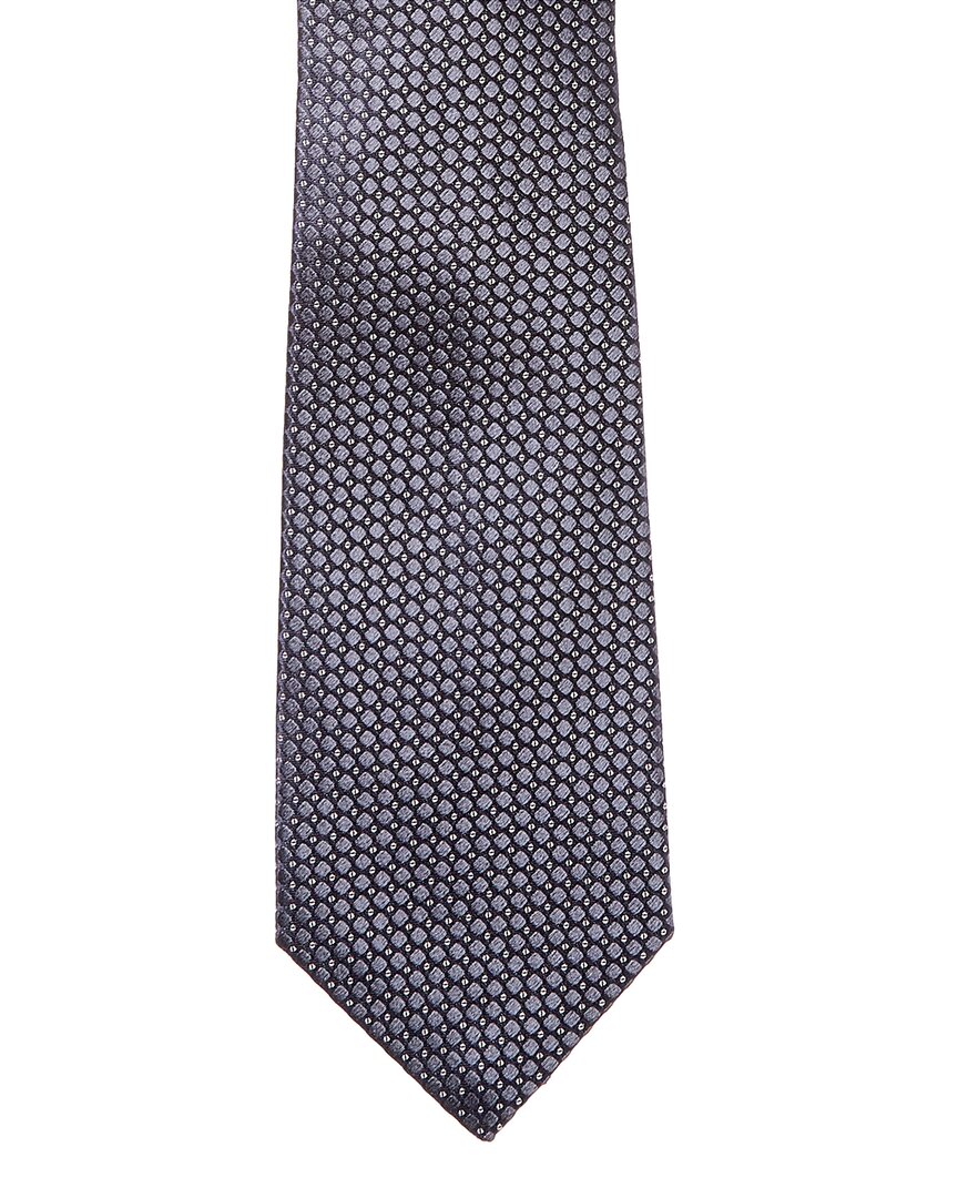 navy silk tie